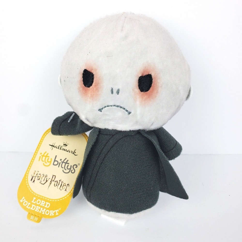 Hallmark Itty Bittys Lord Voldemort 4in Stuffed Plush Harry Potter Character Tag